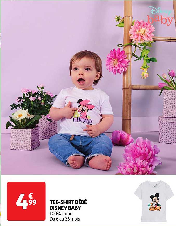 tee-shirt bébé disney baby