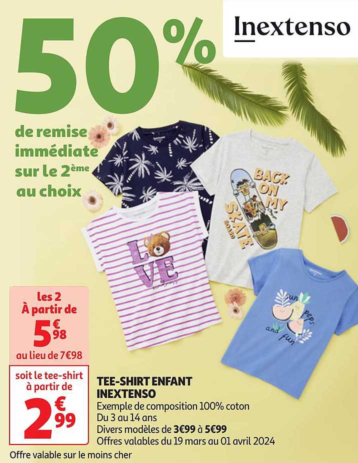 tee-shirt enfant inextenso