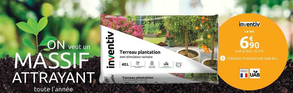 terreau plantation uab 40 l inventiv
