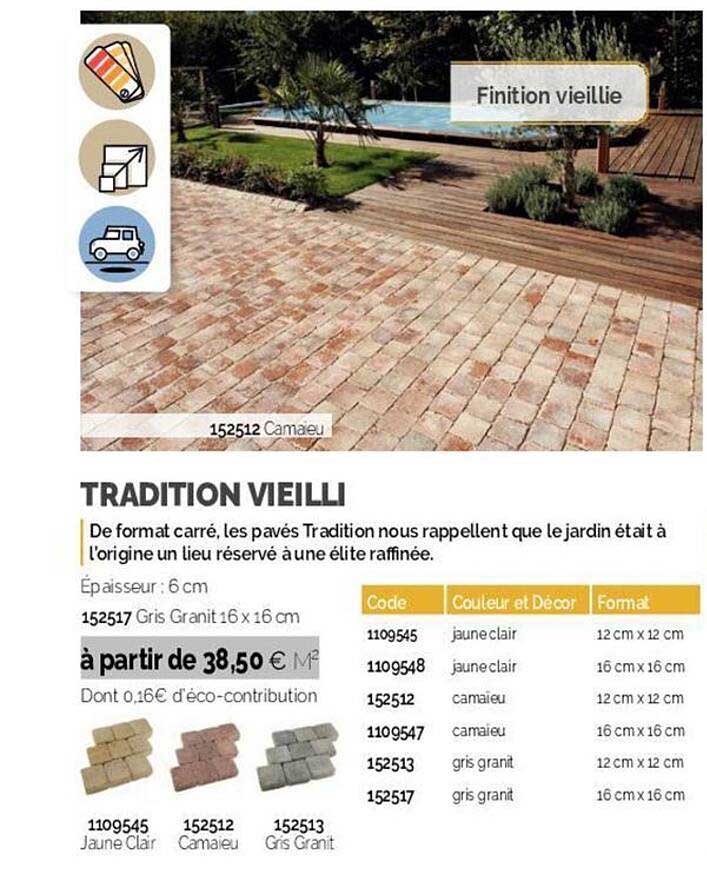 tradition vieilli camaeu