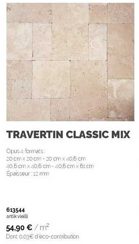 travertin classic mix