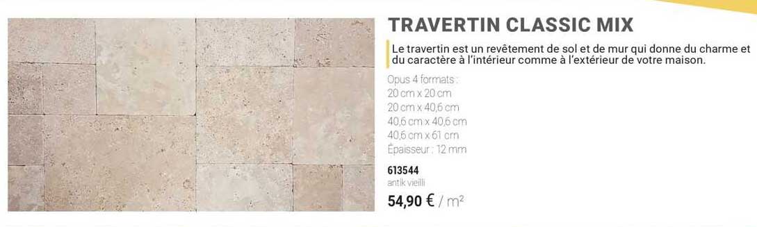 travertin classic mix