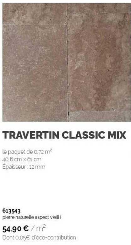 travertin classic mix