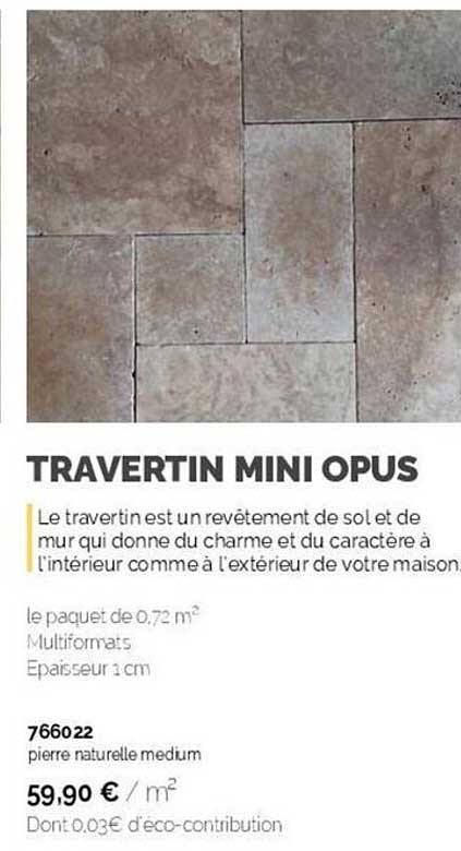 travertin mini opus