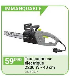tronçonneuse électrique 2200w