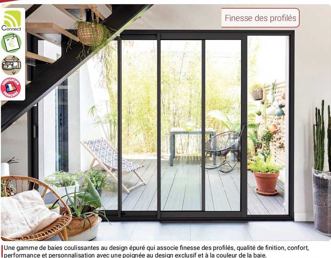 une gamme de baies coulissantes au design épuré