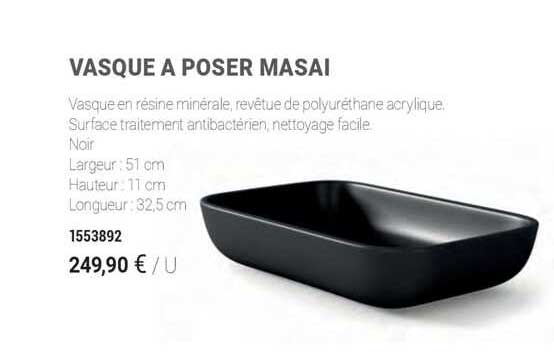 Vasque à Poser Masai