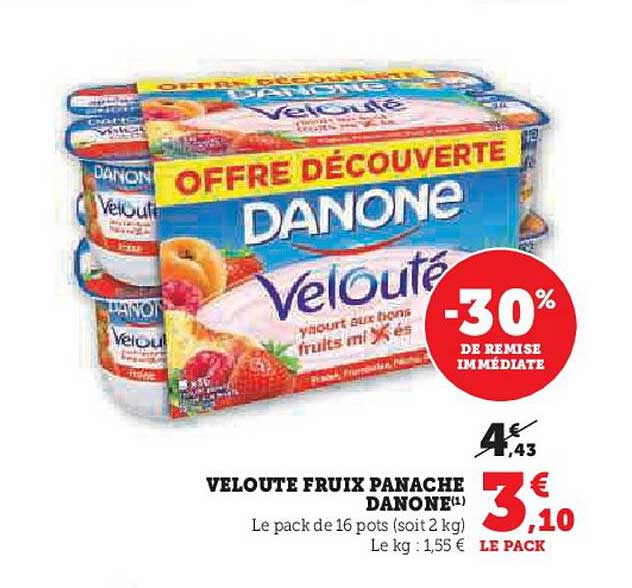 Velouté Fruix Panaché Danone