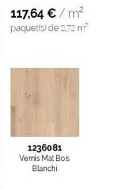 vernis mat bois blanchi