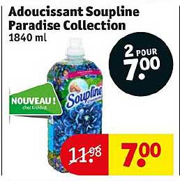 adoucissant soupline paradise collection