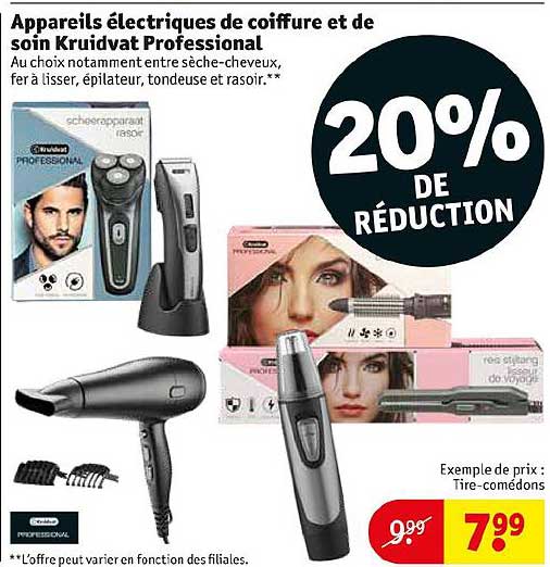 appareils électriques de coiffure et de soin druidvat professional