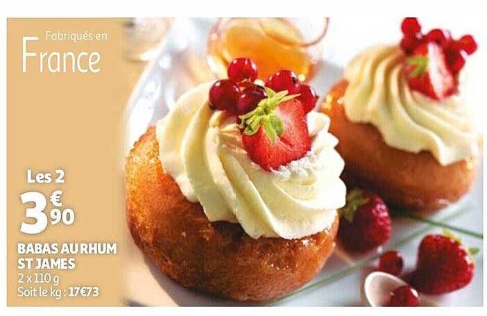 babas au rhum st james