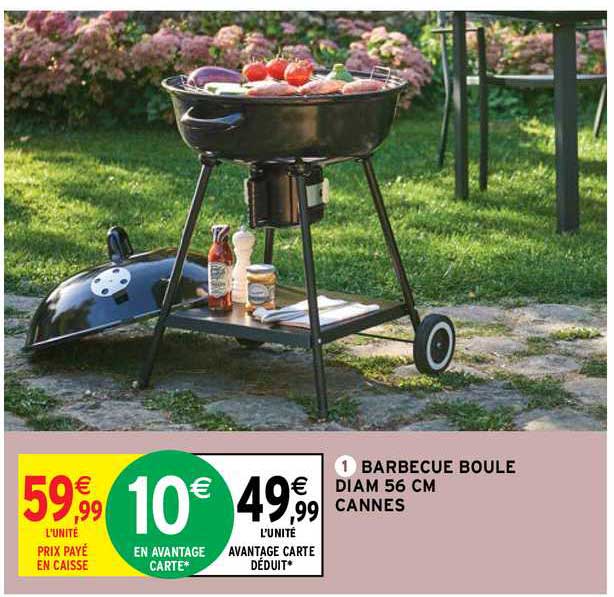 barbecue boule diam 56 cm cannes