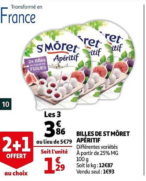 billes de st môret apéritif