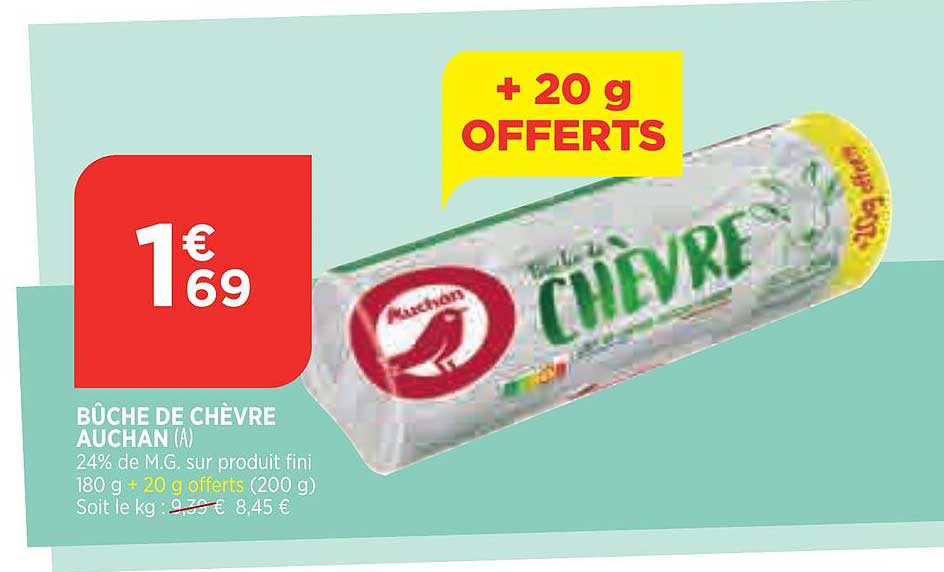 Bûche De Chèvre Auchan