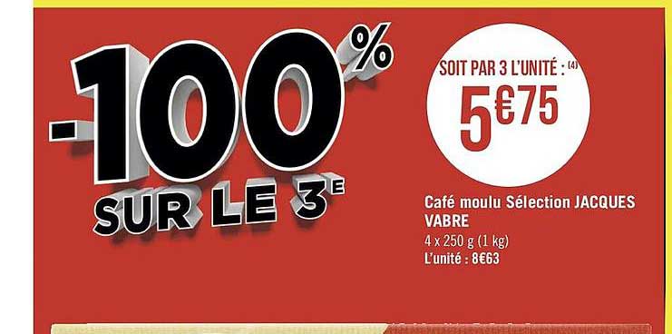 café moulu sélection jacques vabre