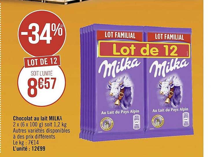 Chocolat Au Lait Milka