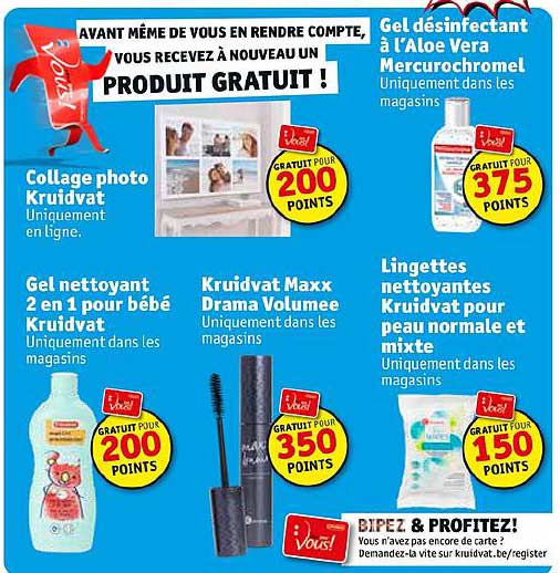 collage photo kruidvat, gel nettoyant 2 en 1 pour bébé kruidvat, kruidvat maxx drama volumee, gel désinfectant à l'aloé vera mercurochromel, lingettes nettoyantes kruidvat