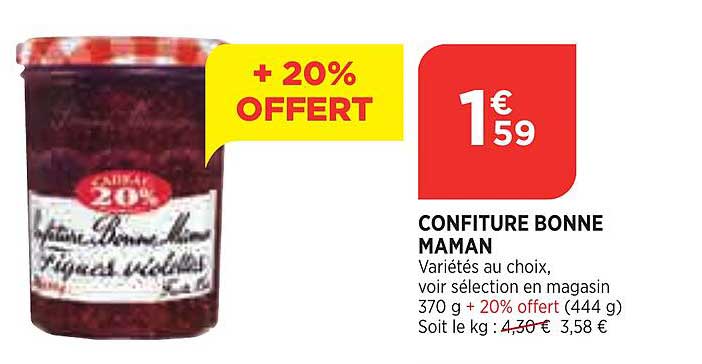confiture bonne maman