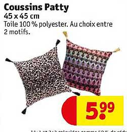 Coussins Patty