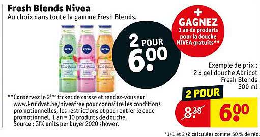 fresh blends nivea