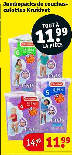 jumbopacks de couhes-culottes kruidvat