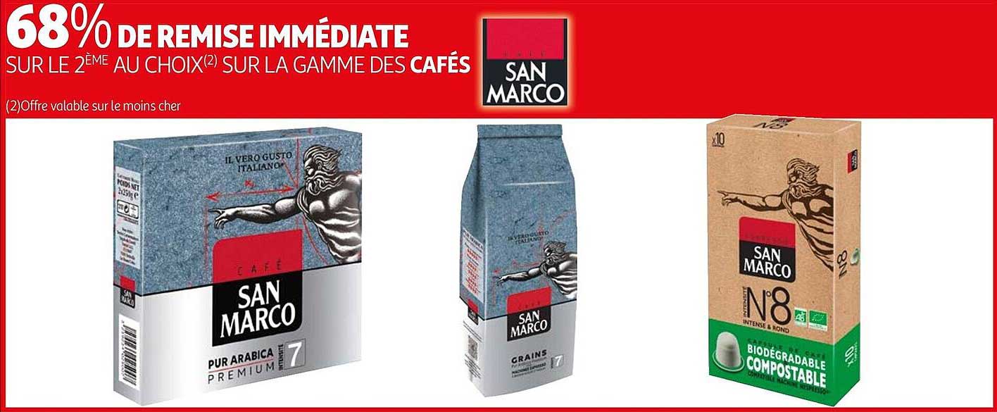 la gamme des cafés san marco