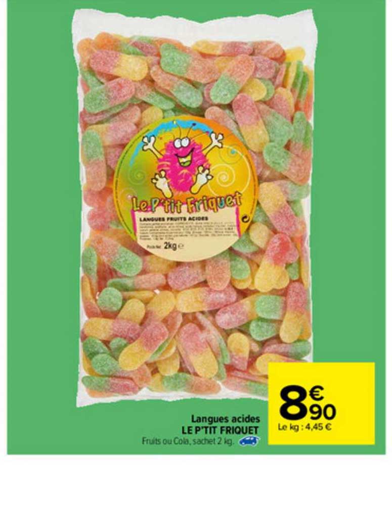 langues acides le p'tit friquet