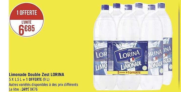 limonade double zest lorina