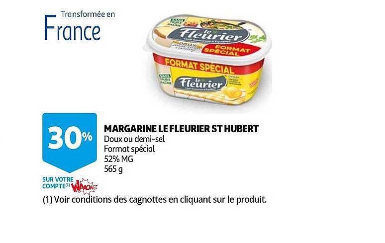 margarine le fleurier st hubert