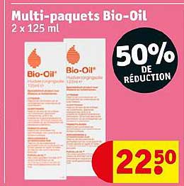 multi-paquets bio-oil