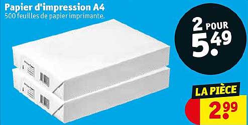 papier d'impression a4