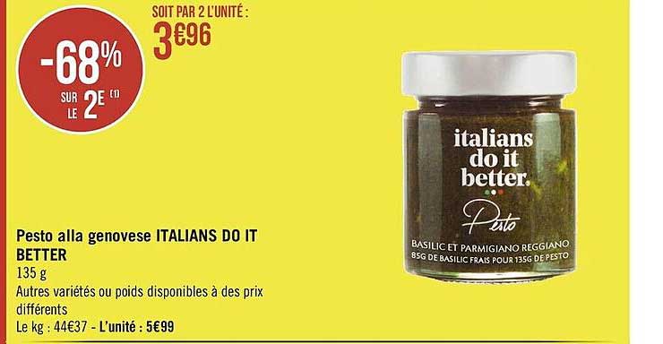 pesto alla genovèse italians do it better