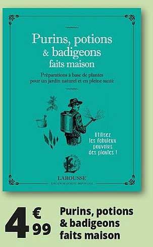 purins, potions & badigeons faits maison