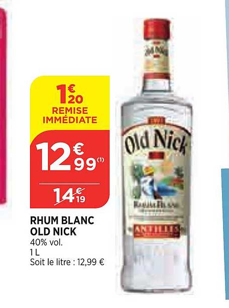 rhum blanc old nick