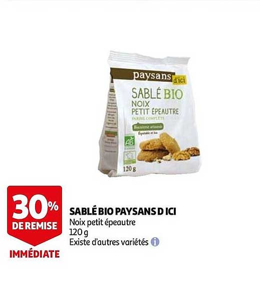 sablé bio paysans d'ici