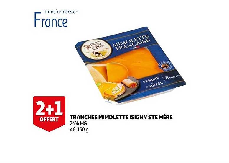 tranches mimolette isigny ste mère