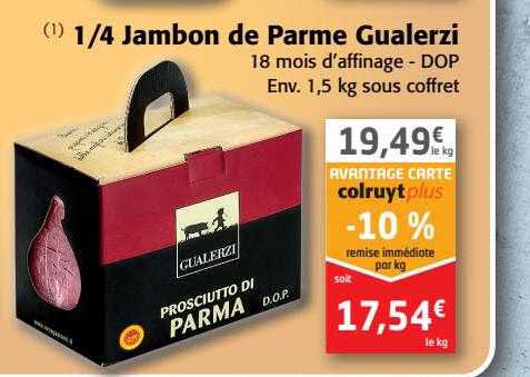 1-4 jambon de parme gualerzi