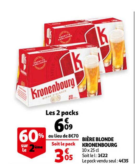 Bière Blonde Kronenbourg