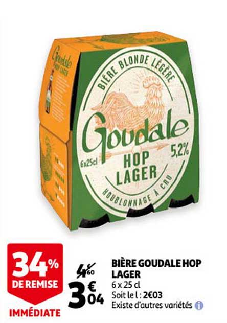 Bière Goudale Hop Lager