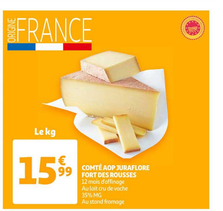 Comté Aop Juraflore Fort Des Rousses