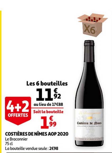 costières de nîmes aop 2020 le braconnier