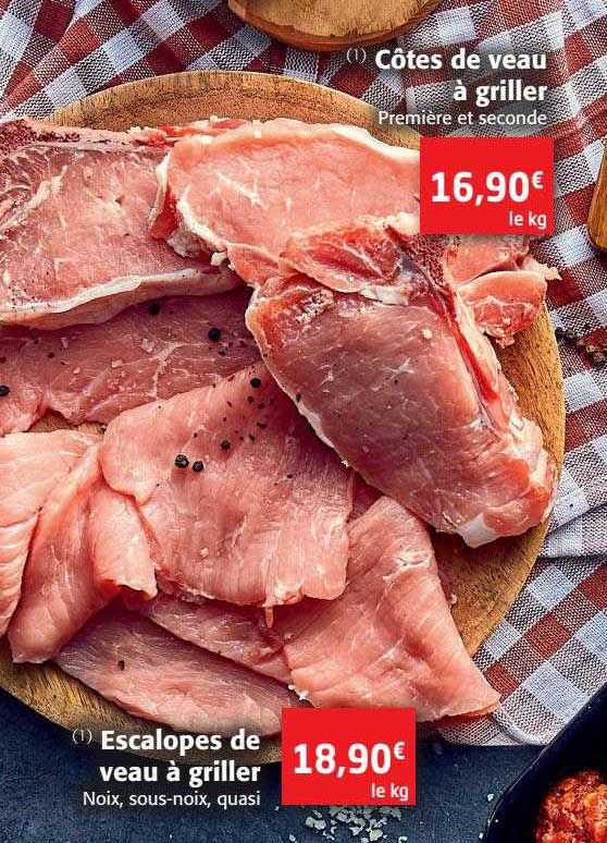 Côtes De Veau à Griller, Escalopes De Veau à Griller