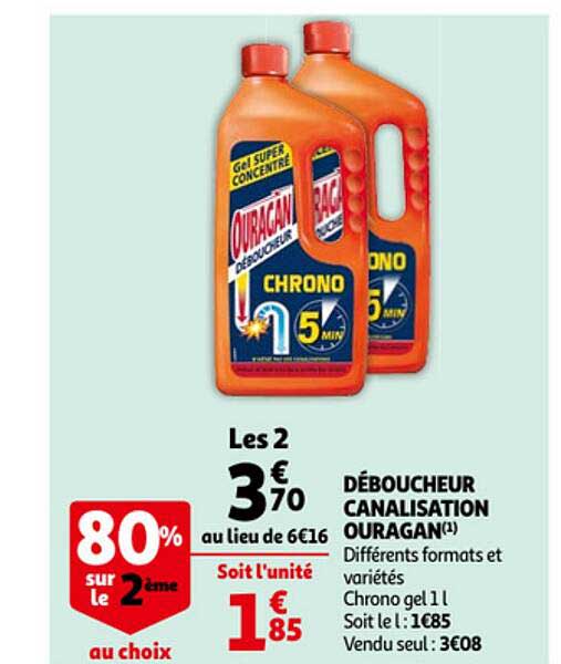 déboucheur canalisation ouragan