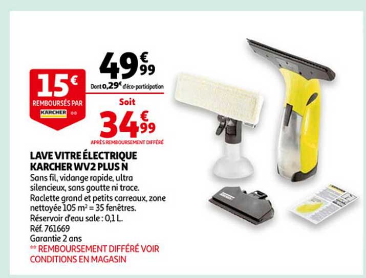 Lave Vitre électrique Kärcher Wv2 Plus N