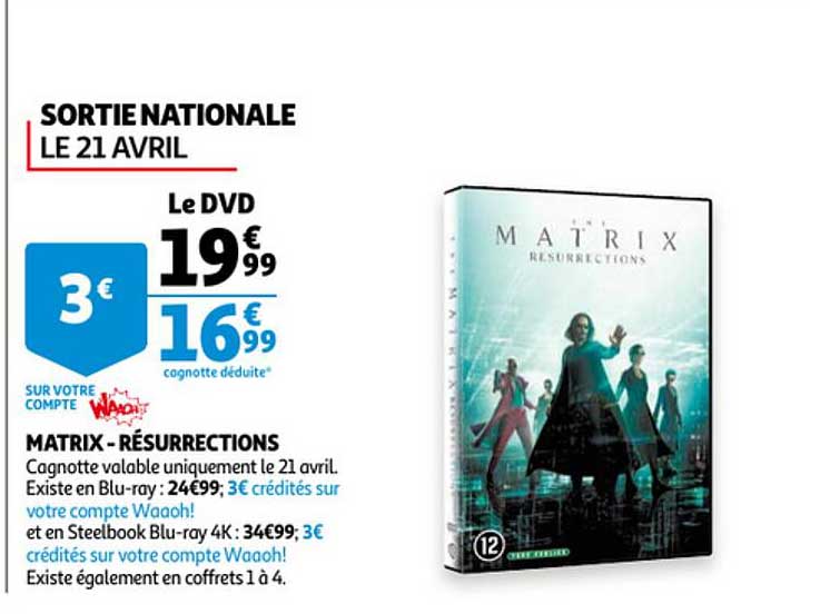 Le Dvd Matrix-résurrections