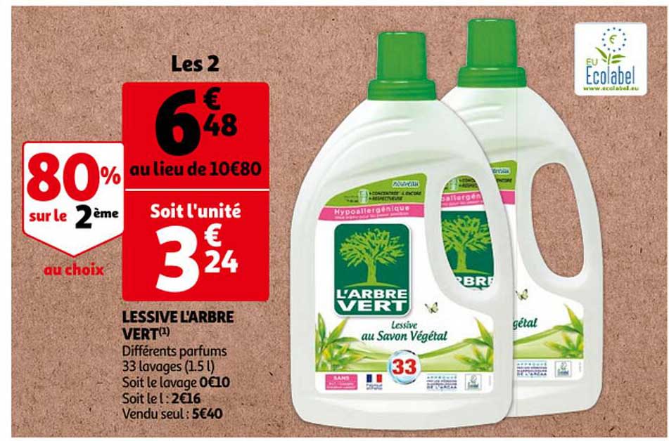 lessive l'arbre vert