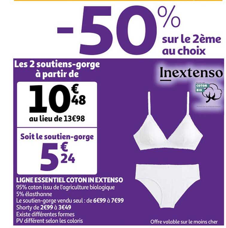 ligne essentiel coton in extenso