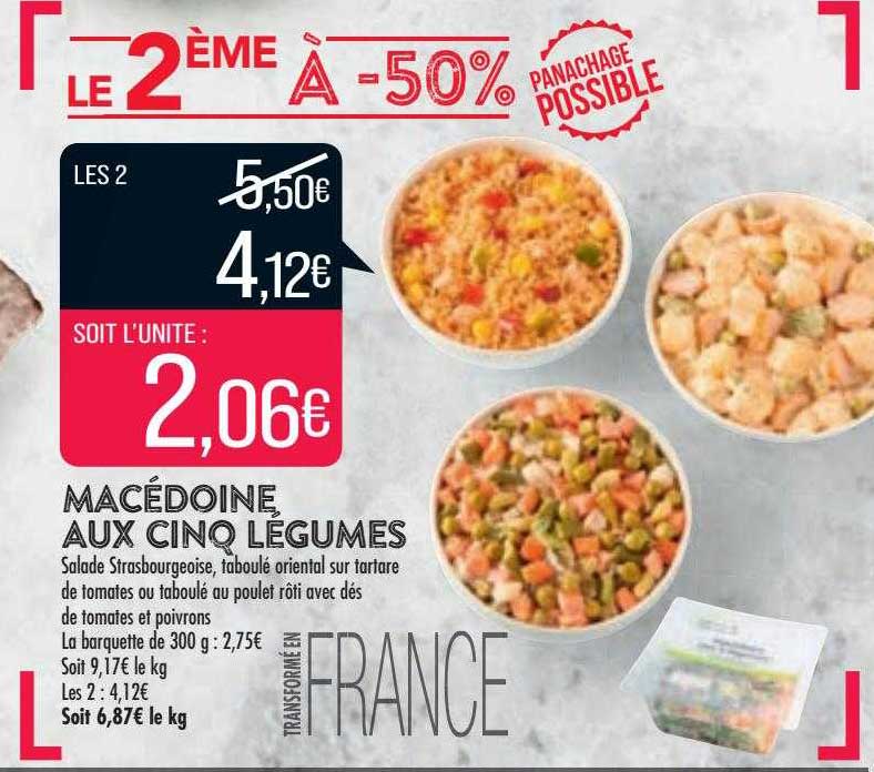 macédoine aux cinq légumes