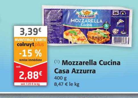 mozzarella cucina casa azzurra